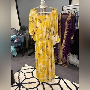 Chico sz 1  ( 8 ) sheer lined dress NWT